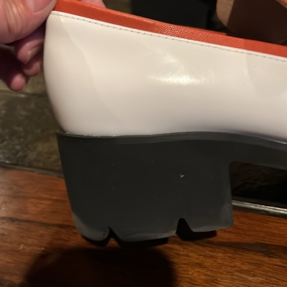 All Black Chunky Loafer 2” heel size 40 (9) gray/white - Picture 3 of 10